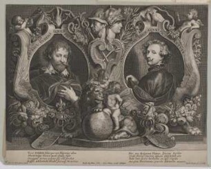Doppelbildnis des Pet. Pavl. Rvbens und des Antonivs van Dyck