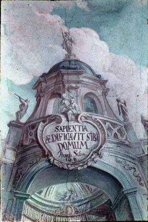 Die Klosterbibliothek als Haus der Weisheit: "Sapientia aedificavit sibi domum" (Sprüche 9:1)