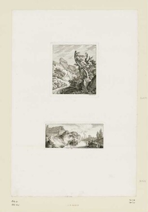 Le Repos du voyageurWäscherinnen, aus: "Varietés de gravures"