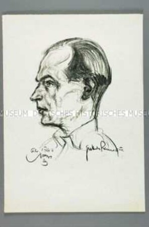 Bildnis des Schriftstellers Erich Maria Remarque (1)