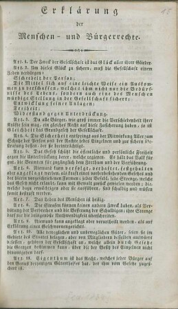 Erklärung der Menschen- und Bürgerrechte