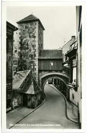 Meißen. Görnisches Tor zur 1000-Jahrfeier