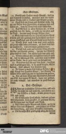 Bet-Gesänge.
