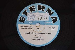 Sinfonie Nr. 104 (London) in D-dur : III ; IV