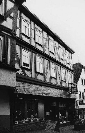 Wohnhaus, Fachwerk; Gelnhausen, Schmidtgasse 18