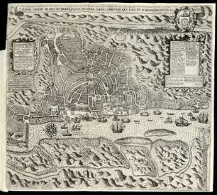 Goæ Indiæ Orientalis Metropolis ... - Contrefactur der fuhrnemsten hauptstat in Indien, Goa genant ...