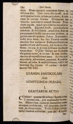 184-191, Diei Tertiae Examen Particulare