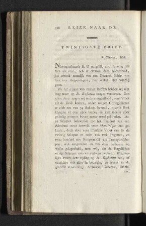 Twintigste Brief.