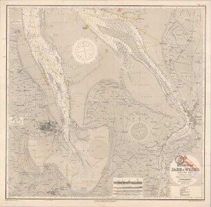 56a Nordsee; dutsche Küste. Mündungen der Jade und Weser. Südlicher Theil