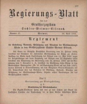 Nr. 17 : 26. April 1868