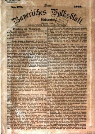 Neues bayerisches Volksblatt. 1868, 7 - 12