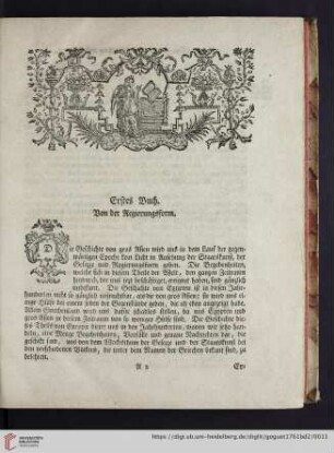 Erstes Buch: Von der Regierungsform