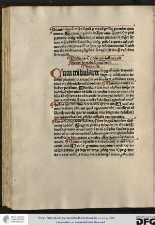 Psalmus Cxix in quo iustus petit liberari de malis huius seculi. Vox iusti.