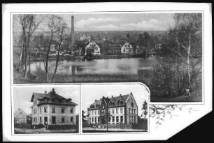 Hilmsdorf. Ortsansicht, Schule, Geschäftshaus