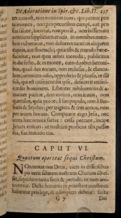 157-167, Caput VI