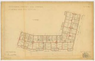 Wohnhausbebauung Eiswerderufer Ecke Triftstraße für Lindecke, Berlin-Spandau: Grundriss 1:100