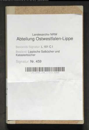 Salbuch der Vogtei Schieder von 1721