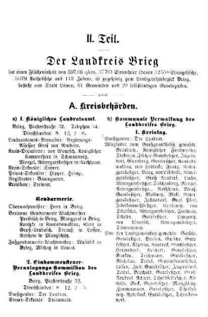 II. Teil: Landkreis Brieg