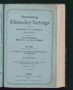 Zur Mechanik und Physiologie der Nahrungsaufnahme der Neugeborenen