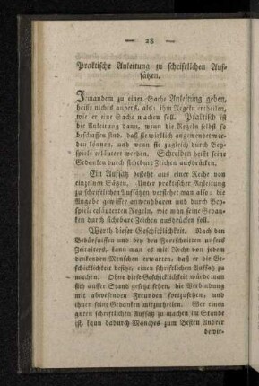 Praktische Anleitung zu schriftlichen Aufsätzen.