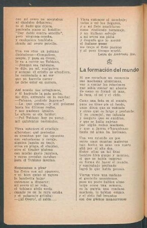 La formación del mundo