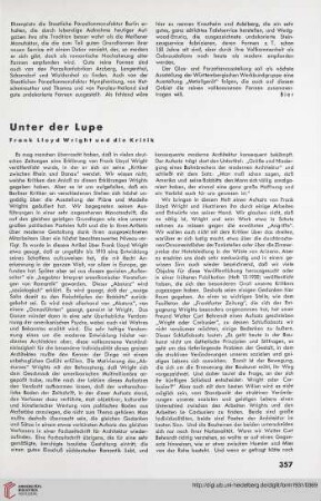 Unter der Lupe