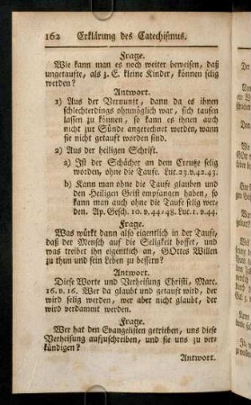 162-164, Frage; Antwort; ...