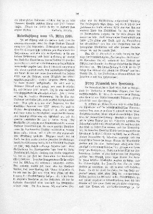 Arbeitssitzung vom 25. März 1916