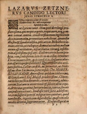 D. Huberti Giphanii Iurisconsulti Celeberrimi, Antecessoris Nobilissimi, Sacrae Caesar. Maiestat. Consiliarii laudatissimi. Oeconomia Iuris, Sive Dispositio Methodica Omnium Librorum ac Titulorum totius Iuris Civilis Imperatoris Iustiniani sacratißimi Principis, plane nova, cui similis antehac no[n] visa, cognitionem deniq[ue] iuris affectantibus apprime necessaria