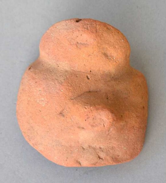 Fragment of a clay vessel decoration