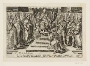 Philipp I. von Hessen unterwirft sich Karl V., Blatt 12 der Folge "Errungenschaften Karls V."