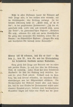 2. Woran soll ich erkennen, daß Sie es sind?