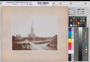 Papenburg (Papenburg) Ansicht der Kirche um 1900 20 x 27 Foto Landsberg-Velen Nr. 508