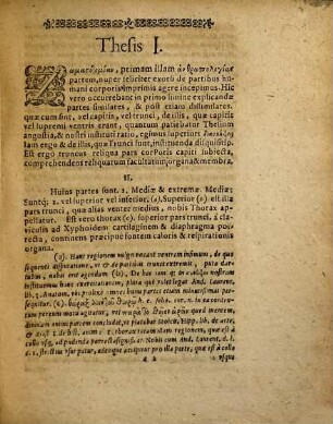 EXERCITATIONVM PHYSICARVM AGŌNISMA Decimum Tertium DE THORACE SEV MEDIO, QVEM VOCANT VVLGO, VENTRE