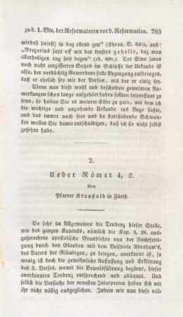 783-790 Über Römer 4,2