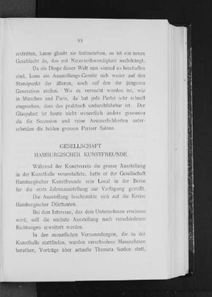Gesellschaft Hamburgischer Kunstfreunde