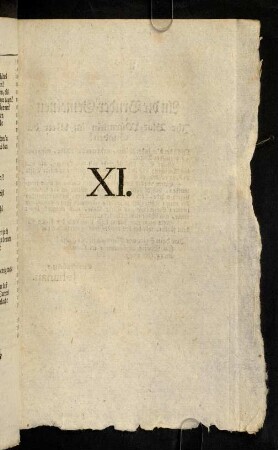 1585-1784, XI.
