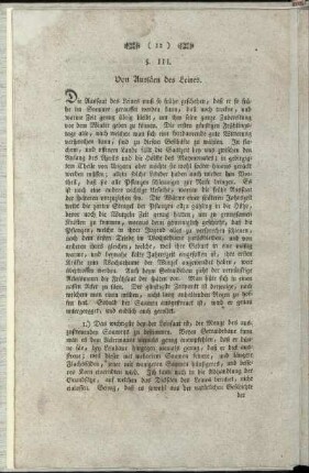 §. III. Vom Aussäen des Leines