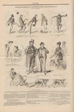 Promenades a l'expositon universelle, par Darjou