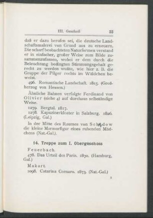 14. Treppe zum I. Obergeschoss - Feuerbach