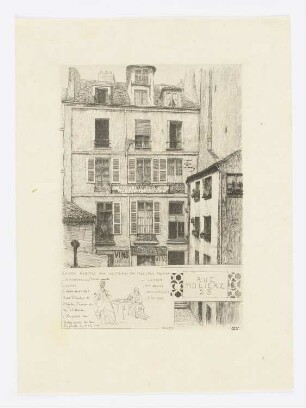Rue Moliere 25, Blatt 20 der Folge "Butte des Moulins"