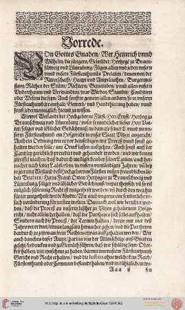 Lüneburg Hofgerichtsordnung 1556