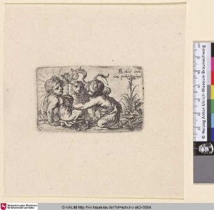 [Christus und Johannes als Kinder spielend; The Christ Child and The Infant S. John The Baptist]