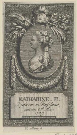 Bildnis der Katharine II. von Rußland