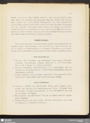 Gesteins-Analysen