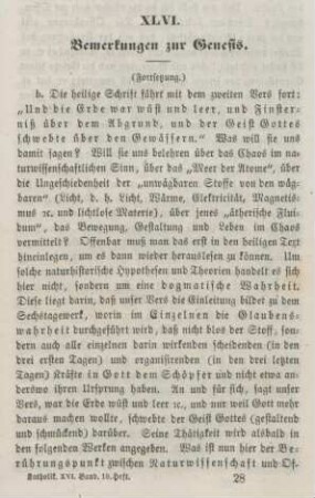 433-453 Bemerkungen zur Genesis : Fortsetzung