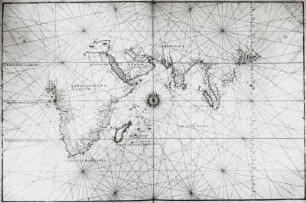 Indischer Ozean mit Afrika und Süd-Asien. Doppelseite (Blatt 5v und 6r)