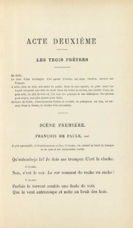 Acte deuxième. Les trois prêtres