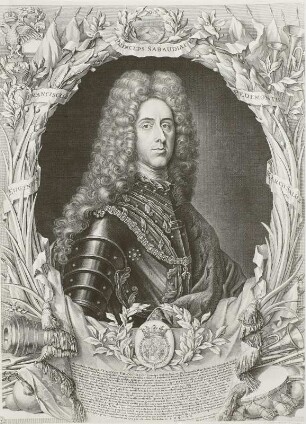 Bildnis des kaiserlichen Generalfeldmarschalls Francois Eugène Prinz von Savoie (-Carignan)