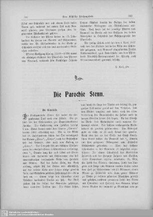 Die Parochie Stenn